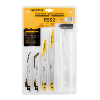 Set 5 Panze fierastrau sabie pentru Lemn/Metal ROTOR RSS2