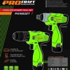 Set autofiletanta Procraft PA168 cu acumulator si pistol cheie cu impact cu acumulator Procraft