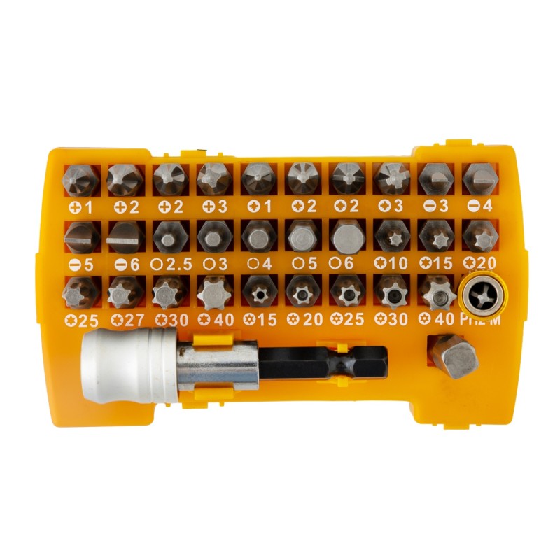 Set biti de impact cu suport, 32 piese ROTOR RBB32