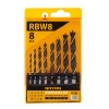 Set burghie pentru lemn, 8 piese ROTOR RBW8