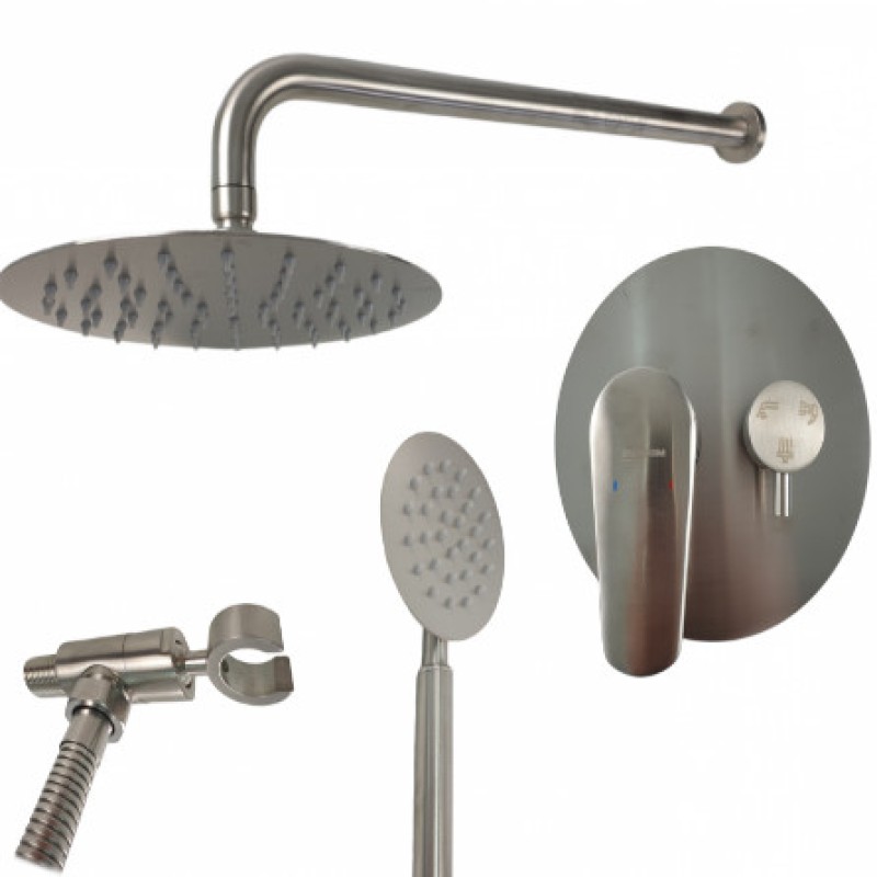 Set dus incastrabil MIXXUS MAX-003, Diametru para dus 200 mm