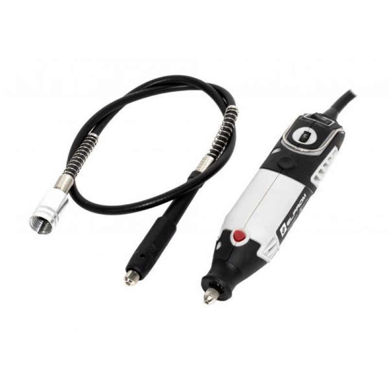 Set Gravor Elprom EMG-450-211, 450 W, 30000 rpm, 211 piese Prelungitor flexibil