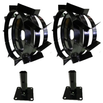 Set roti metalice 300x135 cu manicot, 23 de axe, Elefant