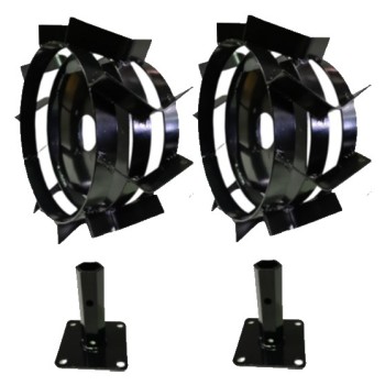 Set roti metalice 300x135 cu manicot, 23 de axe, Elefant