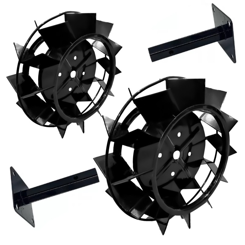 Set roti metalice 400-180 cu manicot, 23 de axe, Elefant