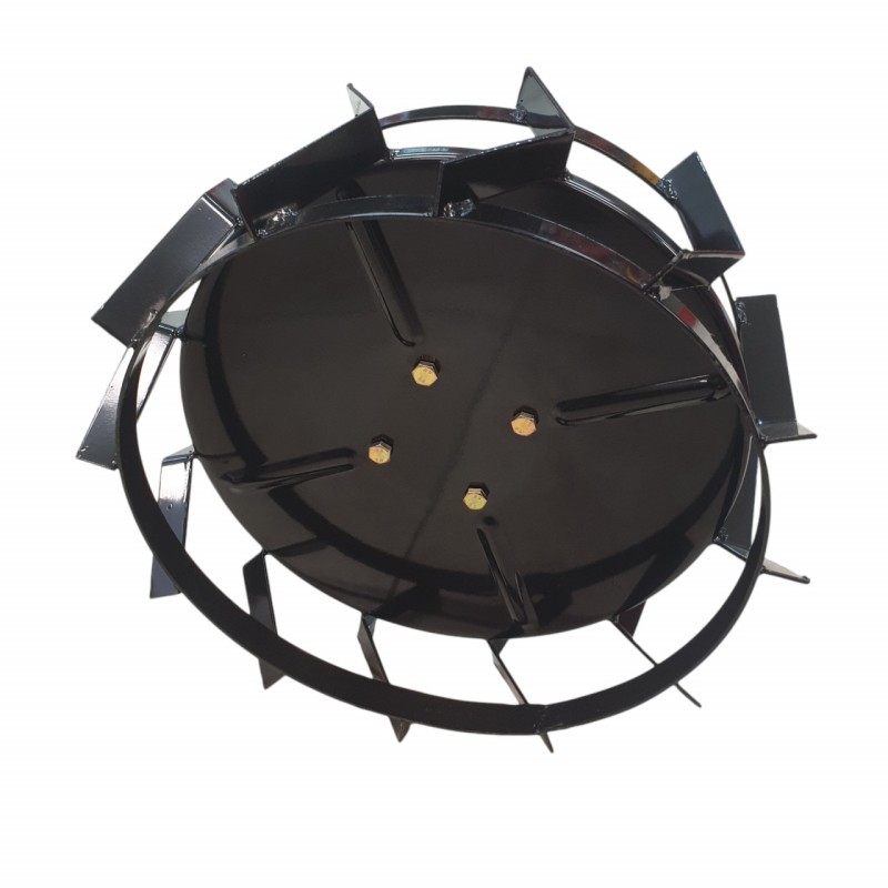 Set roti metalice 470x195 cu manicot, diametru ax 33mm, Elefant