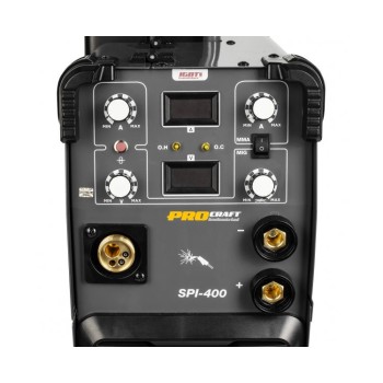 SPI-400 invertor de sudura cu sarma/ electrozi PROCRAFT INDUSTRIAL, produsul contine tv 10 lei, 26.5 kg