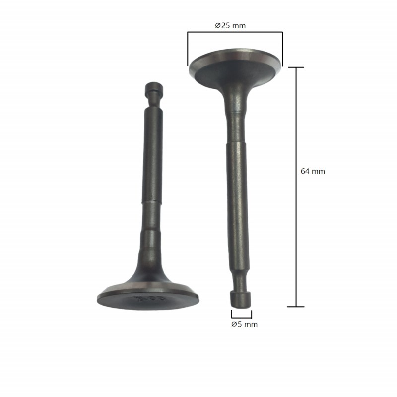 Supape compatibilie Honda GX 160 (5.5hp, 6.5hp, 168F), Elefant