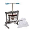 Teasc/Presa struguri Vilen Inox 10 L, cu picioare