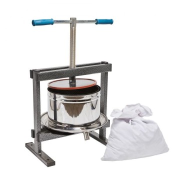 Teasc/Presa struguri Vilen Inox 10 L, cu picioare