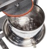 Teasc/Presa struguri Vilen Inox 10 L, cu picioare