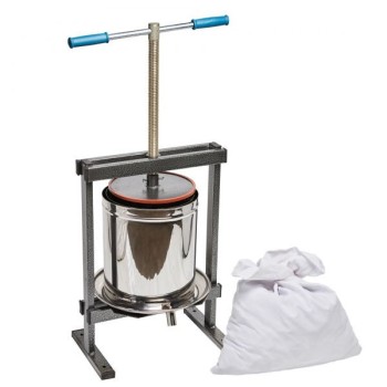 Teasc/Presa struguri Vilen Inox 15 L cu picioare, Ucraina Traditional