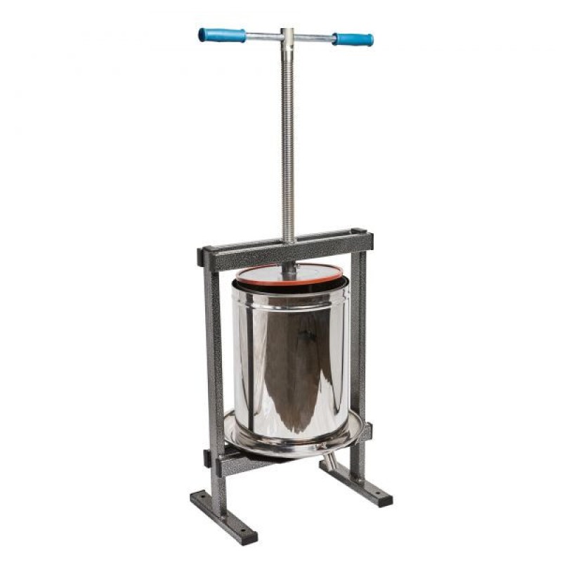 Teasc/Presa struguri Vilen Inox 20 L, cuva dubla, Ucraina Traditional