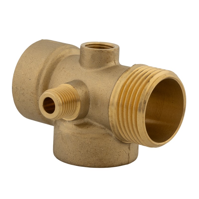 Teu de lagatura din alama cu 5 cai 7cm 170g, Elefant