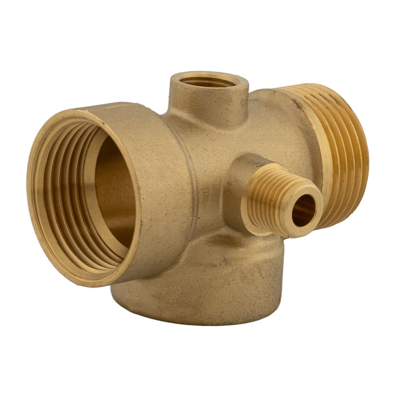 Teu de lagatura din alama cu 5 cai 7cm 170g, Elefant