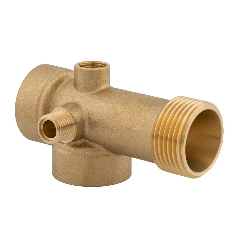 Teu de lagatura din alama cu 5 cai 9cm 170g, Elefant