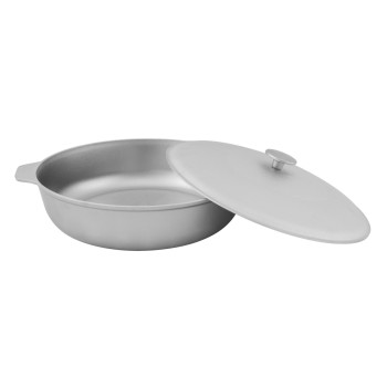 Tigaie aluminiu alimentar cu capac, 320x83 mm ELEFANT