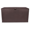 TM-SBR46 TOUGH MASTER 460L Storage Box Rattan style, coffee, no hinge