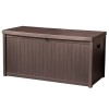 TM-SBW43H TOUGH MASTER 430L Storage Box Wooden style, coffee, hinges