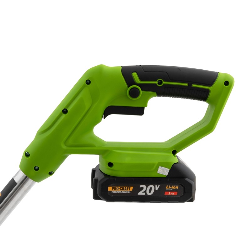 Trimmer pentru tuns iarba pe acumulator PROCRAFT PTA-24 10000 rot/min, 2 x acumulatori 21V/1.5Ah