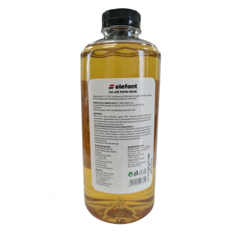 Ulei 1L, L150 pentru lant de drujbe, Elefant