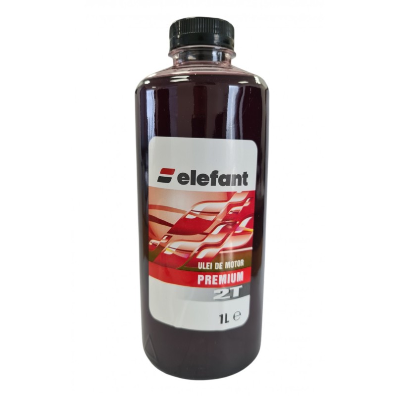 Ulei 1L, rosu amestec. motoare 2T 30ml/l, Elefant
