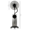 Ventilator cu Pulverizare Apă și Umidificare 16" BÖHM BSP40-ED