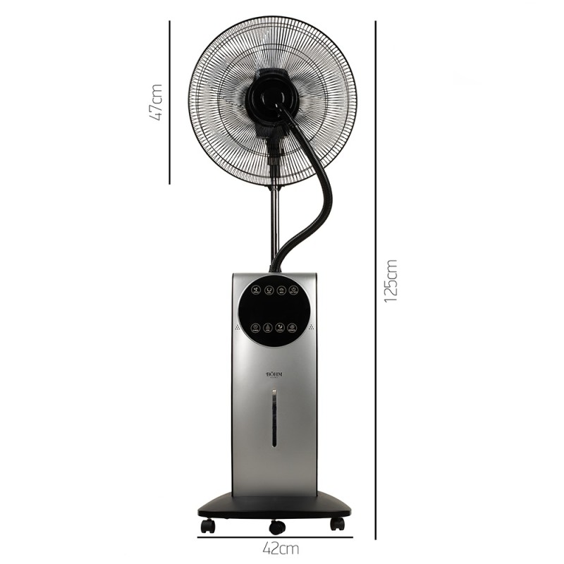 Ventilator cu Pulverizare Apă și Umidificare 16" BÖHM BSP40-ED