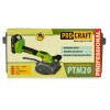 Ventuză pentru gresie pe acumulator PROCRAFT PTM20 1 x acumulator 20V/2Ah, 15.000 vibrații/min