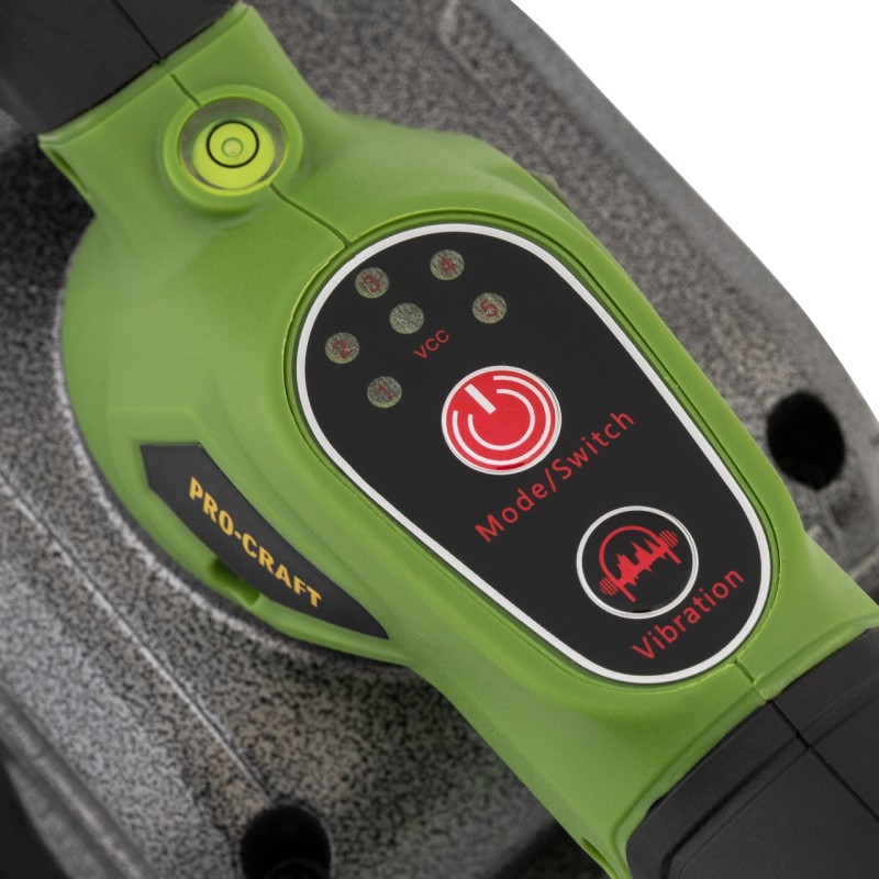 Ventuză pentru gresie pe acumulator PROCRAFT PTM20 1 x acumulator 20V/2Ah, 15.000 vibrații/min