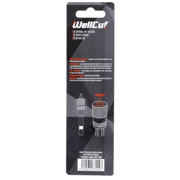 WC-BH1 WELLCUT DRYWALL 1/4"BIT HOLDER DEPTH FIX