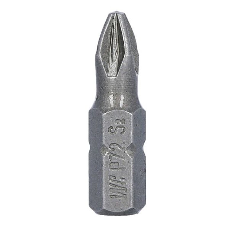 WC-BPZ25100 WELLCUT SCREWDRIVER BIT PZ2 100 PCS PZ2 25 MM