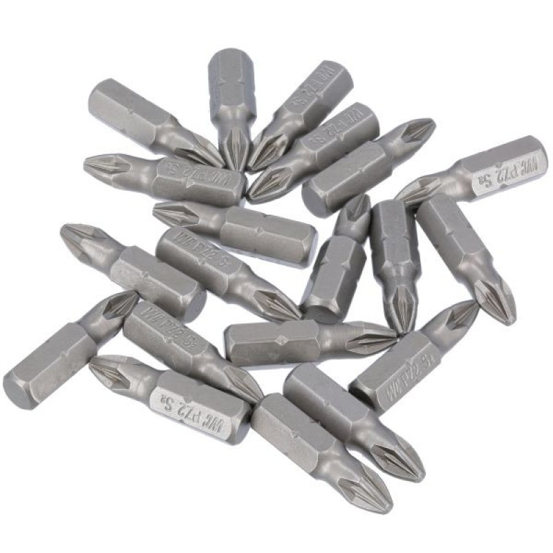 WC-BPZ2520 WELLCUT SCREWDRIVER BIT PZ2 20 PCS PZ2 25 MM