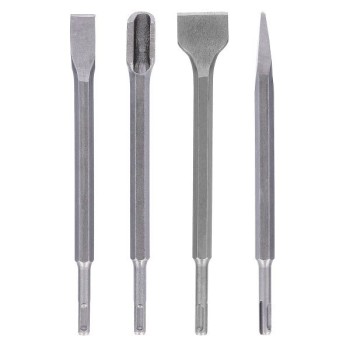 WC-CHISEL4 WELLCUT 4 PCS SDS Chisel Set