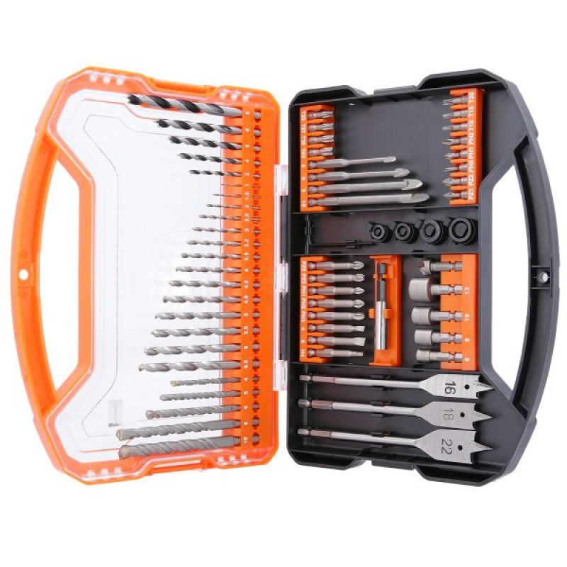WC-DB62U Wellcut DRILL&SCREWDRIVER BIT SET 62 PCS