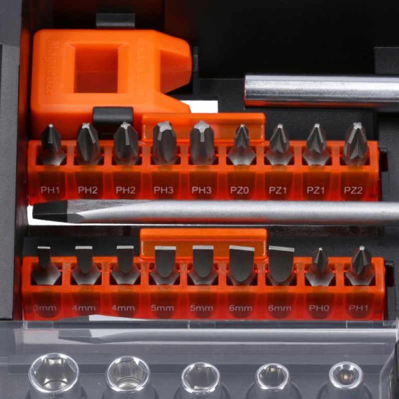 WC-RSD63 WELLCUT RATCHET SCREWDRIVER RATCHET SCREWDRIVER SET 63 Pcs