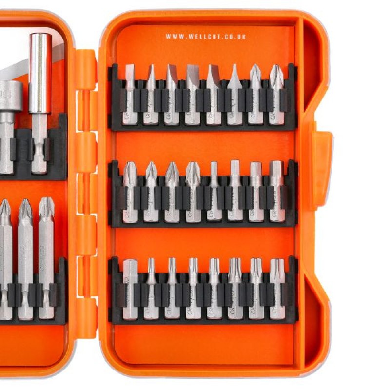 WC-SDB37 WELLCUT 37 Piece Screwdriver Bits Set