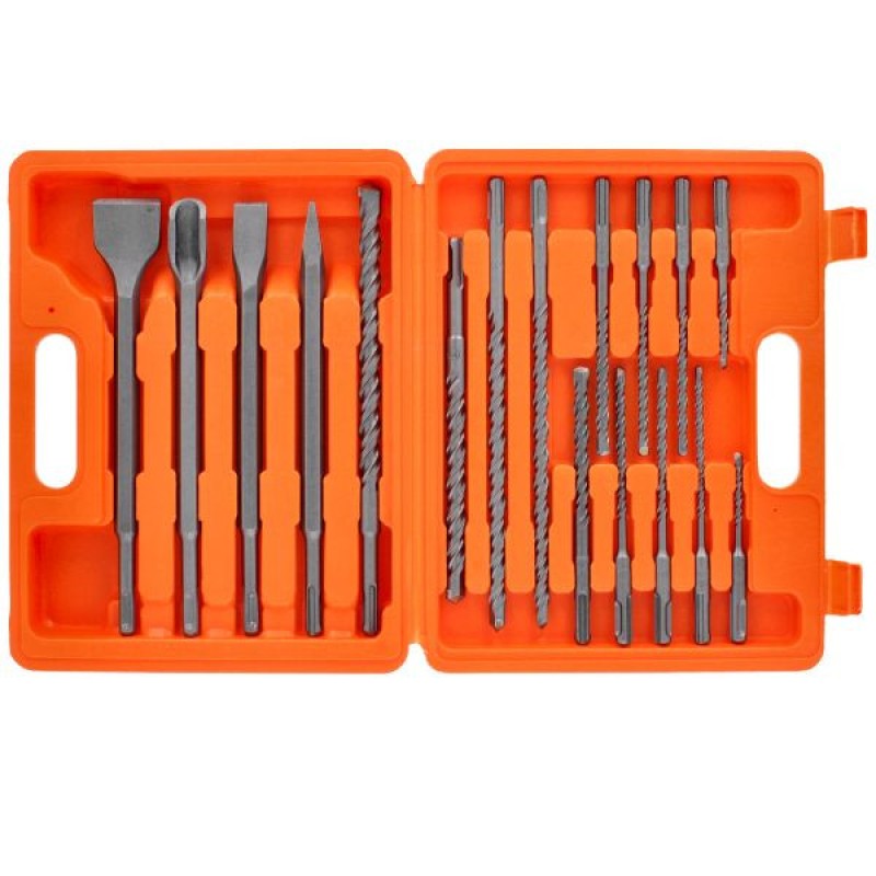 WC-SDS17 WELLCUT 17 Piece SDS Hammer Drill Bit Set