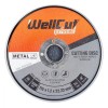 WCA1152-10 Wellcut 115*1.2 cutting disc metal box Pack of 10