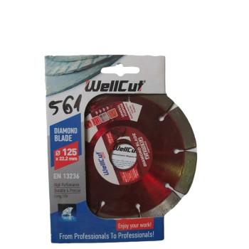 WELLCUT PROFI 125 MM*10 MM*22.23 MM SEGMENTED
