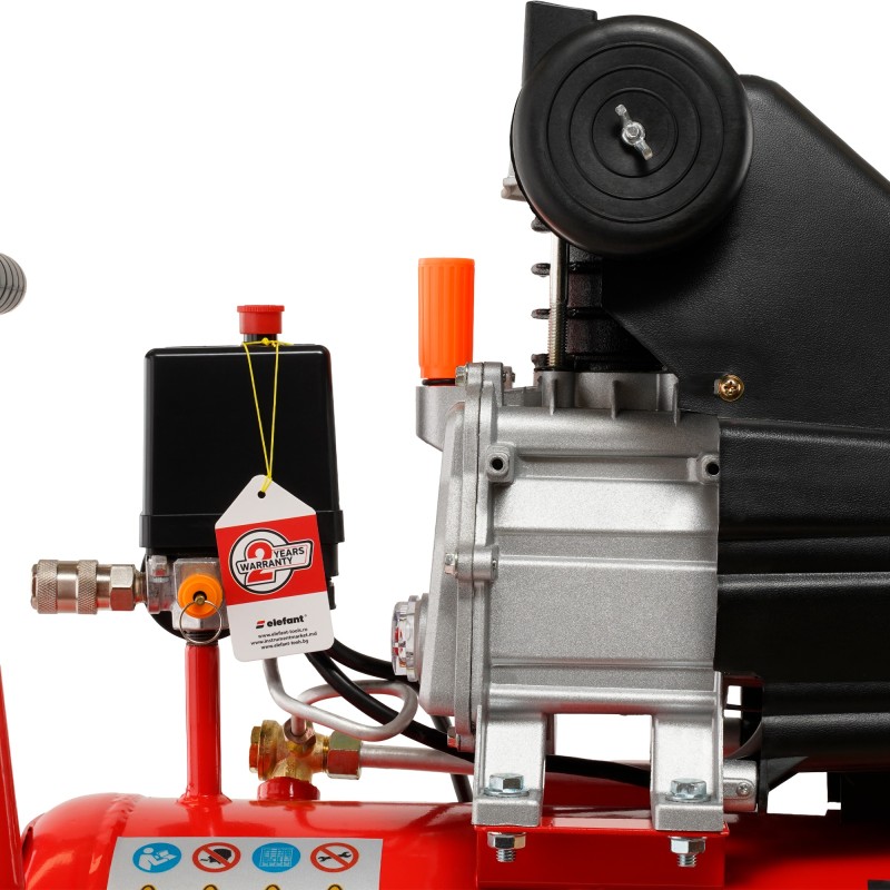 XYBM24 Compresor aer 24L ELEFANT 1,5 CP, 8 bari