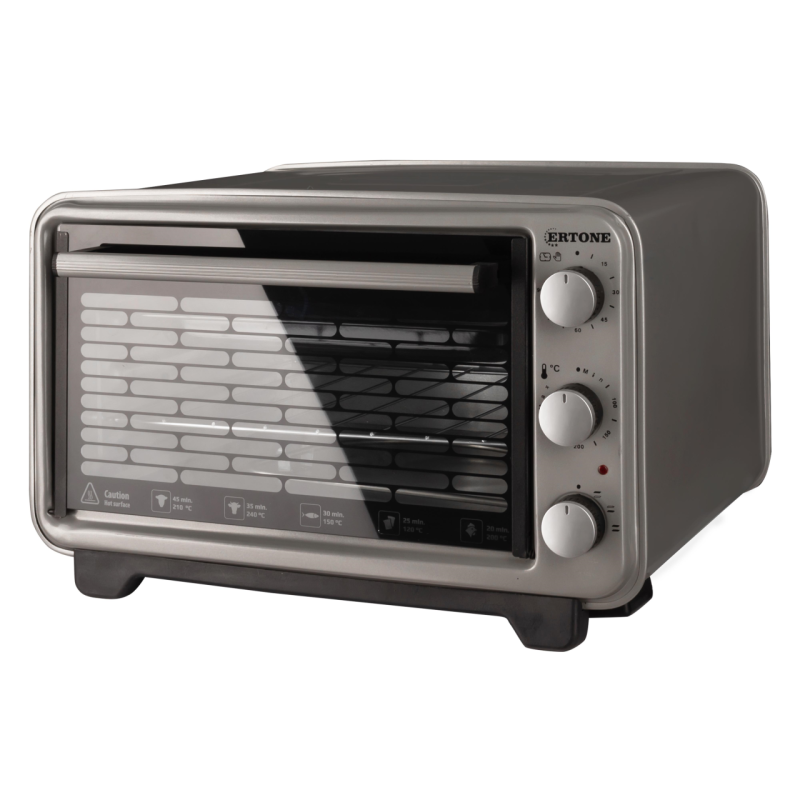 Cuptor electric Ertone MN9060GR, 36L, 1420W, Inaltime reglabila, Gri