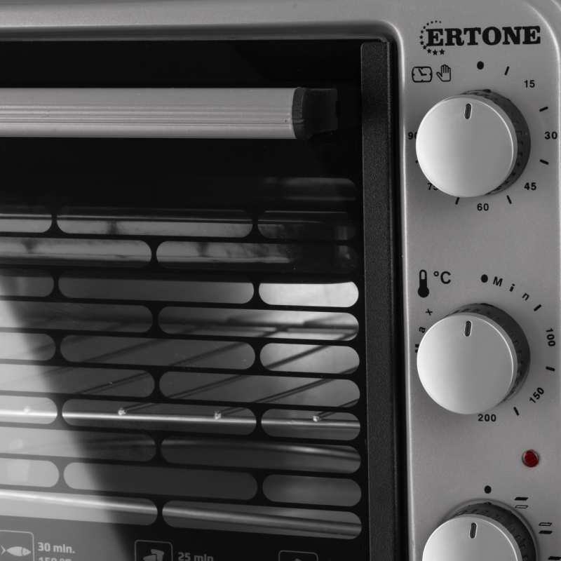 Cuptor electric Ertone MN9060GR, 36L, 1420W, Inaltime reglabila, Gri