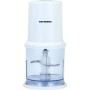 Tocator electric HAUSBERG HB-4502AB, 400W, 1 treapta de viteza, 500 ml, bol din plastic, cutit cu 2 lame din otel inoxidabil, Alb