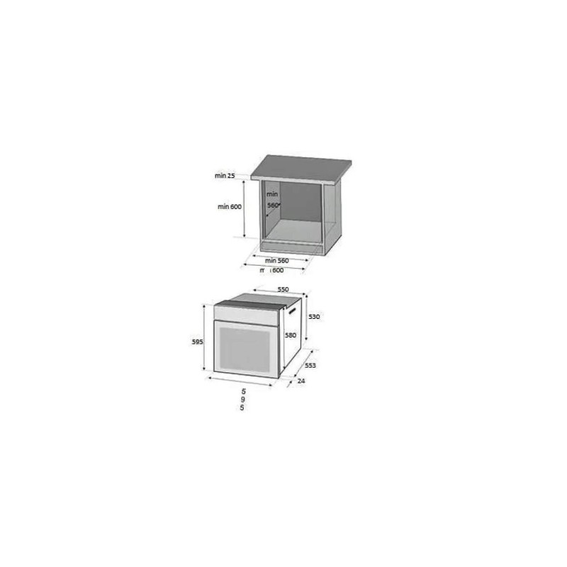 Pachete incorporabile HAUSBERG cuptor HB-8051IN, Electric, 2000 W, 76 l, 4 Functii, Clasa A, Plita HB-567NG, Gaz, 4 arzatoare, siguranta GAZ, fonta, Sticla, Hota decorativa HB-2285NG, 60 cm, Filtru aluminiu, Negru/Inox