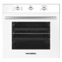 Cuptor incorporabil Hausberg HB-8053AB, Electric, Putere 2225 W, 71 l, 8 Functii, Ventilatie, Timer, Clasa A, Alb