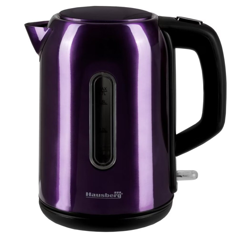 Cana fierbator Hausberg HB-3608MV, 2200 W, 1.7 l, Inox, MOV