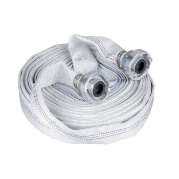 Furtun pentru refulare TATTA TT-C2015, diametru 1”, rola 20m cu mufe cuplare metalice, interior si exterior acoperit cu PVC