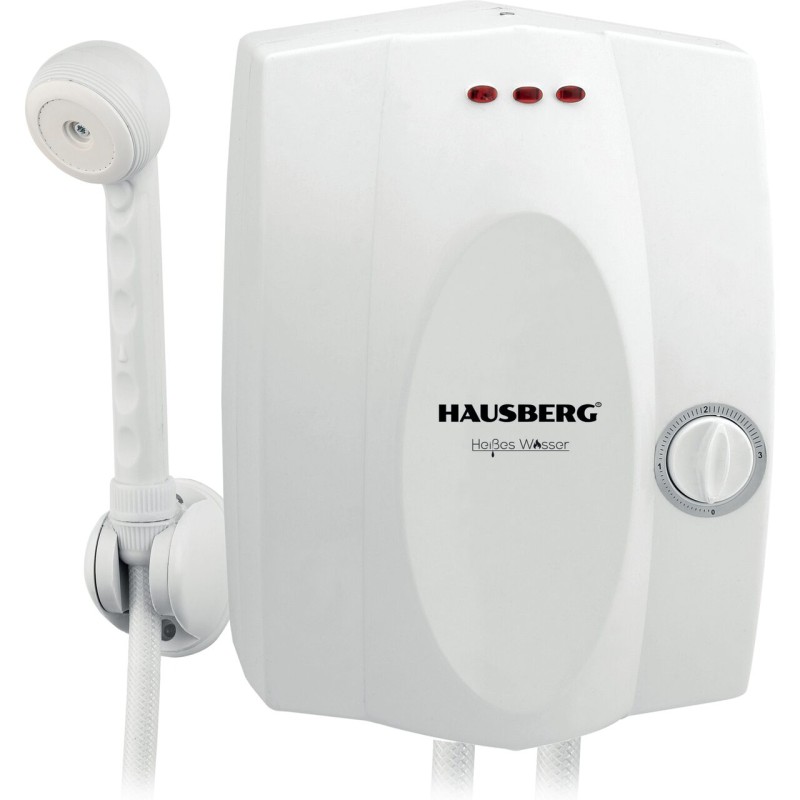 Incalzitor instant fara rezervor Hausberg HB-0070, putere max 7500W, 220v, 9000W 240V, presiune 4-6 bar, debit 3 l/min, Nivel izolare IPX1