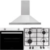 Pachet Cuptor Incorporabil Hausberg HB-8051IN, Electric, 76 l, 4 Functii, Clasa A + Plita Incorporabila Hausberg HB-555, 4 arzatoare, Gaz, Inox + Hota incorporabila decorativa Hausberg HB-1260, 400 m3/h, 1 motor, 60 cm, Inox